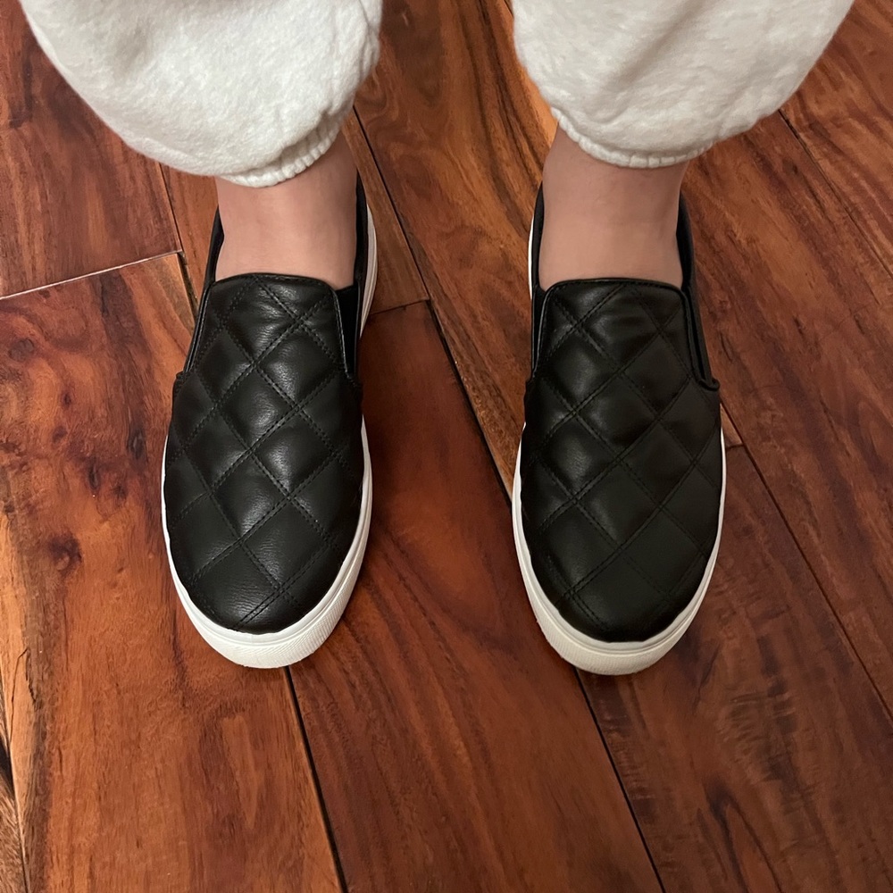 Quilted Slip Ons Skate Shoe